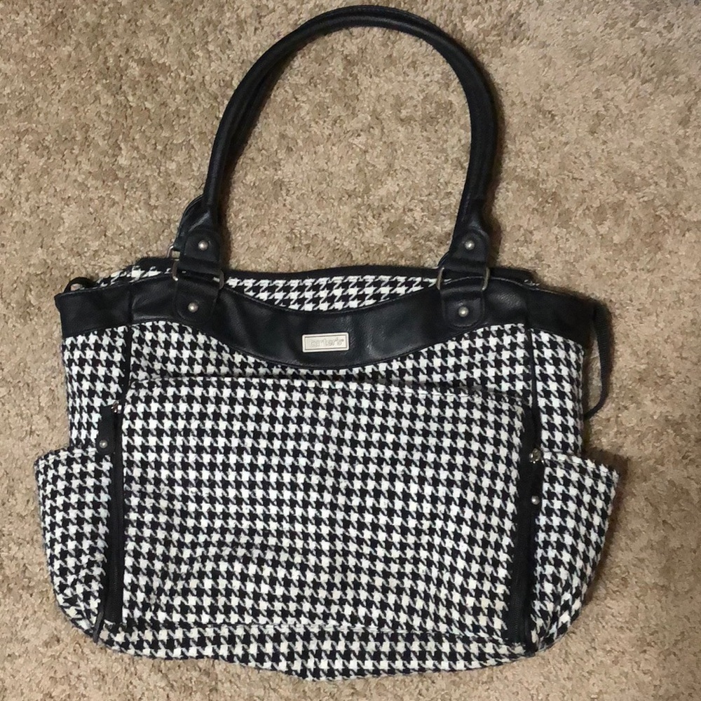 CARTERS HOUNDSTOOTH Diaper Bag